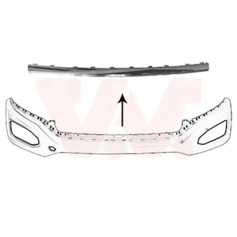 VAN WEZEL 5710580 - Baguette et bande protectrice, pare-chocs