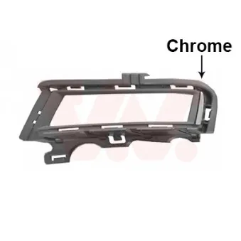 VAN WEZEL 5766593 - Grille de ventilation, pare-chocs avant gauche