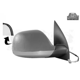 Rétroviseur extérieur VAN WEZEL OEM 2H0857528CGRU