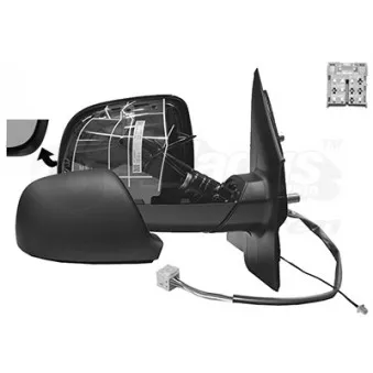 Rétroviseur extérieur VAN WEZEL OEM 7E1857522AP