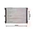 VAN WEZEL 58002038 - Radiateur, refroidissement du moteur