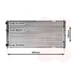 VAN WEZEL 58002156 - Radiateur, refroidissement du moteur