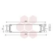 Radiateur d'huile VAN WEZEL [58003307]