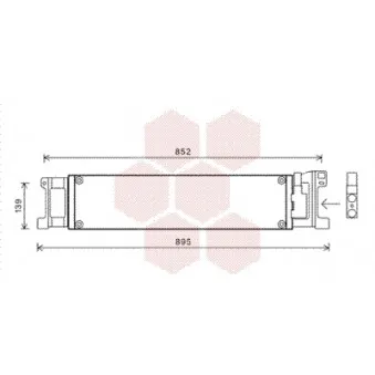 Radiateur d'huile VAN WEZEL [58003307]