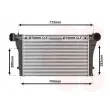 VAN WEZEL 58004319 - Intercooler, échangeur