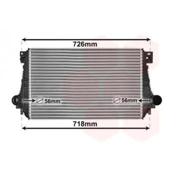 VAN WEZEL 58004368 - Intercooler, échangeur