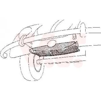 Auge de roue de secours VAN WEZEL 5801.67