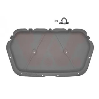 VAN WEZEL 5806460 - Insonorisation du compartiment moteur