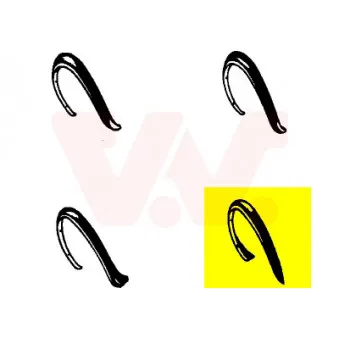 VAN WEZEL 5812524 - Élargissement, aile arrière droit