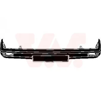 VAN WEZEL 5812576 - Pare-chocs