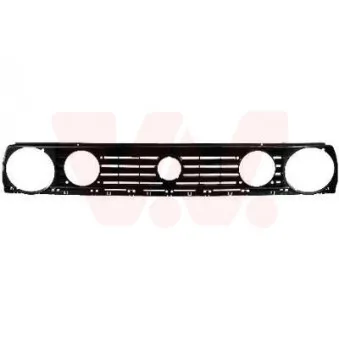Grille de radiateur VAN WEZEL [5813514]