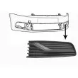 Grille de ventilation, pare-chocs avant gauche VAN WEZEL [5814595]