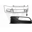 Grille de ventilation, pare-chocs avant gauche VAN WEZEL [5814597]