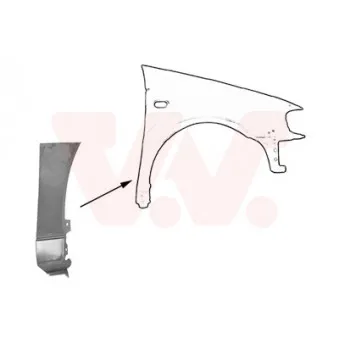 Aile avant droit VAN WEZEL 5824156