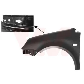 VAN WEZEL 5827655 - Aile avant gauche