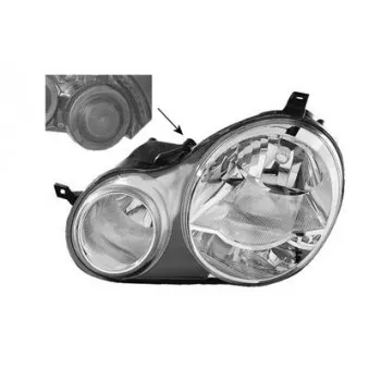 Projecteur principal VAN WEZEL 5827963 pour VOLKSWAGEN POLO 1.4 - 75cv