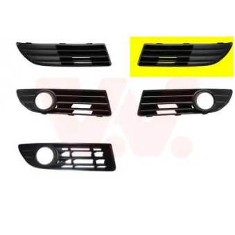 VAN WEZEL 5828591 - Grille de ventilation, pare-chocs avant gauche