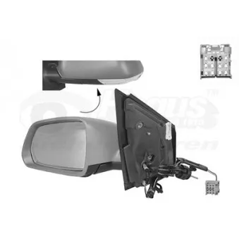 Rétroviseur extérieur VAN WEZEL OEM 1Z0949101C