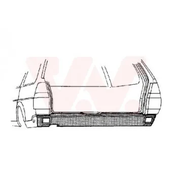 Panneau arrière VAN WEZEL 5831136
