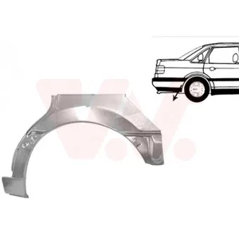 Panneau latéral arrière gauche VAN WEZEL 5834147