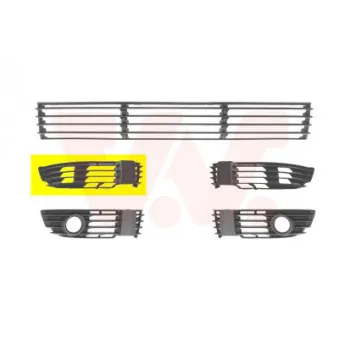 VAN WEZEL 5837592 - Grille de ventilation, pare-chocs avant droit