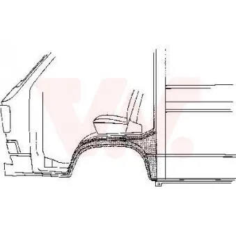 VAN WEZEL 5870156 - Aile avant droit
