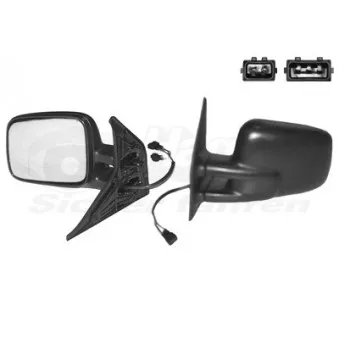 Rétroviseur extérieur VAN WEZEL OEM 701857507H01C