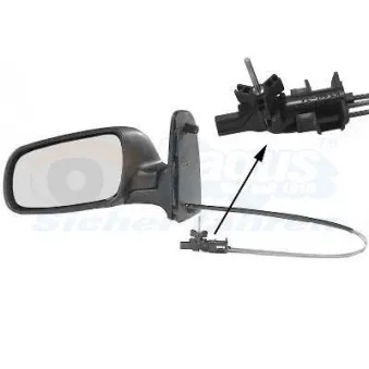 Rétroviseur extérieur VAN WEZEL OEM 7M3857507L01C