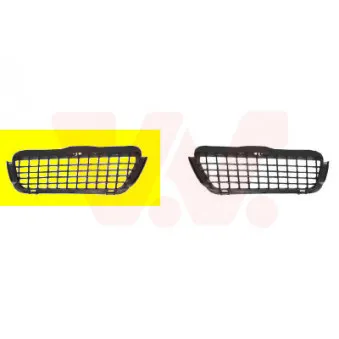VAN WEZEL 5880592 - Grille de ventilation, pare-chocs avant droit