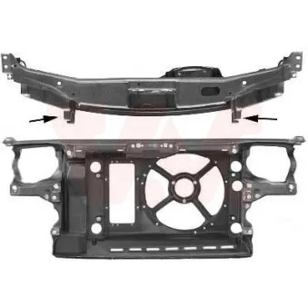 VAN WEZEL 5880668 - Revêtement avant