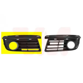 VAN WEZEL 5886594 - Grille de ventilation, pare-chocs avant droit