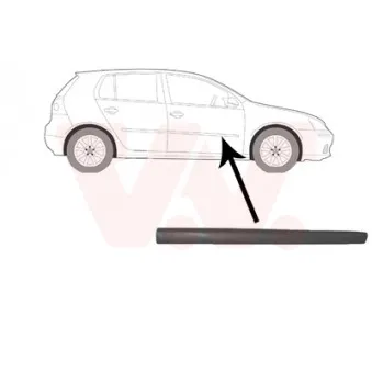VAN WEZEL 5894404 - Baguette et bande protectrice, porte avant droit