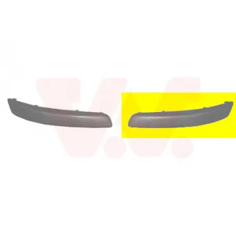 VAN WEZEL 5894581 - Baguette et bande protectrice, pare-chocs avant gauche
