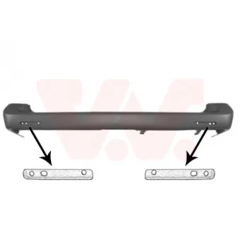 VAN WEZEL 5896540 - Pare-chocs