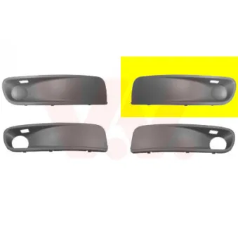 Grille de ventilation, pare-chocs avant gauche VAN WEZEL [5897591]