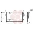 VAN WEZEL 59005094 - Condenseur, climatisation