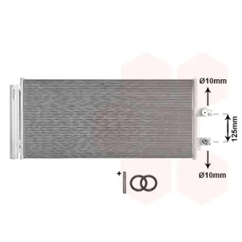 Condenseur, climatisation VAN WEZEL 59015700