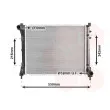 Radiateur, refroidissement du moteur VAN WEZEL [73002098]