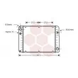 Radiateur, refroidissement du moteur VAN WEZEL [74002015]