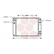 Radiateur, refroidissement du moteur VAN WEZEL [74002016]