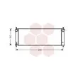 Radiateur, refroidissement du moteur VAN WEZEL [74002045]