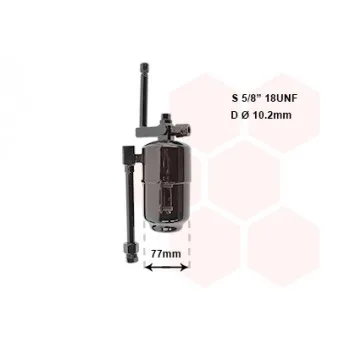 Filtre déshydratant, climatisation VAN WEZEL OEM 92857314103