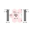 Filtre déshydratant, climatisation VAN WEZEL [7400D065]