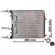 VAN WEZEL 76002005 - Radiateur, refroidissement du moteur