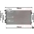 Radiateur, refroidissement du moteur VAN WEZEL [76002021]