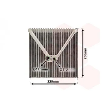 Évaporateur climatisation VAN WEZEL 7600V011