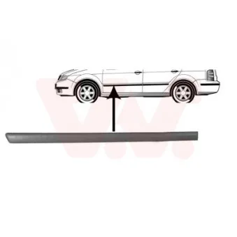 VAN WEZEL 7625423 - Baguette et bande protectrice, porte avant gauche