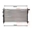 VAN WEZEL 81002001 - Radiateur, refroidissement du moteur