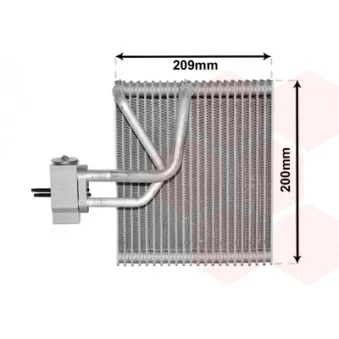 VAN WEZEL 8100V045 - Évaporateur climatisation