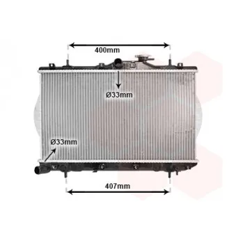 Radiateur, refroidissement du moteur VAN WEZEL OEM 2531022025